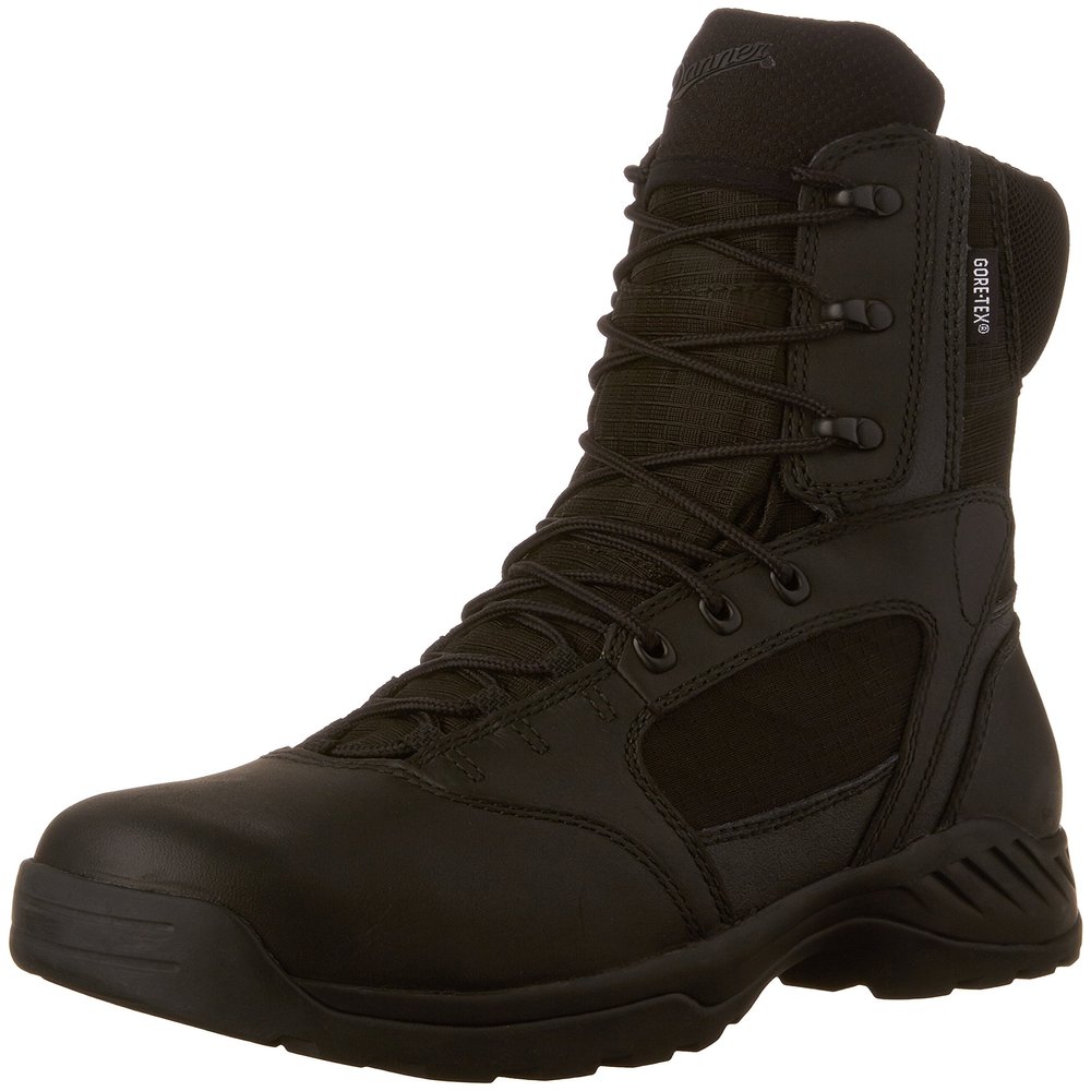 Danner Men's Kinetic 8" Side Zip GTX Work Boot,Black,12 EE US
