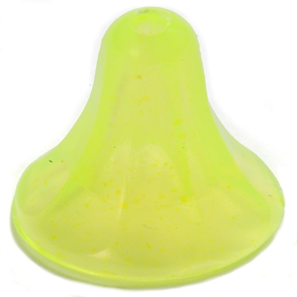 Brad's Tee Beads - Fluor. Yellow, Standard, 10 Pack