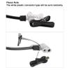 uxcell Portable Air Gas Pump for Bike Ball Silver Tone Black view 4