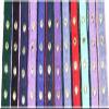 eclipse two colour padded headcollar - black/purple - cob view 1