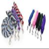cotton lead rope - black/pink view 1