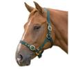 (Bottle Green, Pony) - Eclipse Nylon Horse Headcollar - Fully adjustable with brass fittings, Sizes: Small Pony - Extra Large, Available in 11 different colours view 2