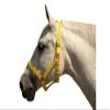 (Yellow, Pony) - Eclipse Nylon Horse Headcollar - Fully adjustable with brass fittings, Sizes: Small Pony - Extra Large, Available in 11 different colours view 2