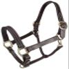 Gatsby Classic Triple Stitch Leather Halter Horse view 1