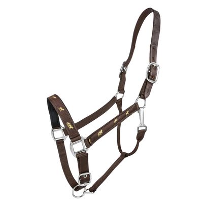 Gatsby Nylon Breakaway Halter Overlay Cob Brown