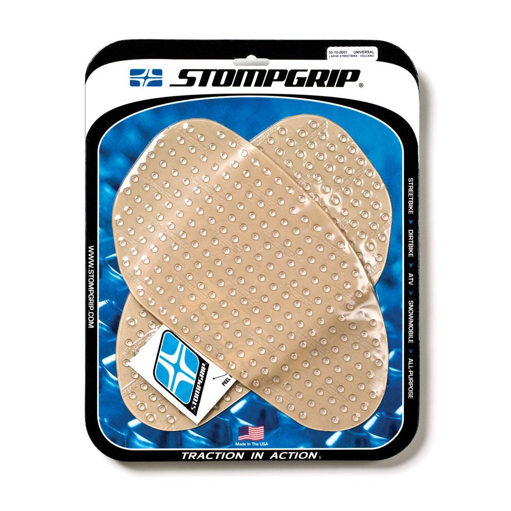 STOMPGRIP [stomp grip] traction pad Universal 300x170mm SPORTBIKE VOLCANO clear 55-10001