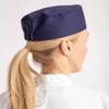 Whites Chefs Clothing Skull Cap, Blue, One Size Fits All, Material: Polycotton, Lightweight Cap, Elasticated Back, Easy to Clean, Professional Kitchen Attire, A204 view 3