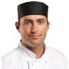 Black Chefs Skull Cap Polycotton. Size: 25". view 2