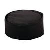 Black Chefs Skull Cap Polycotton. Size: 25". view 3