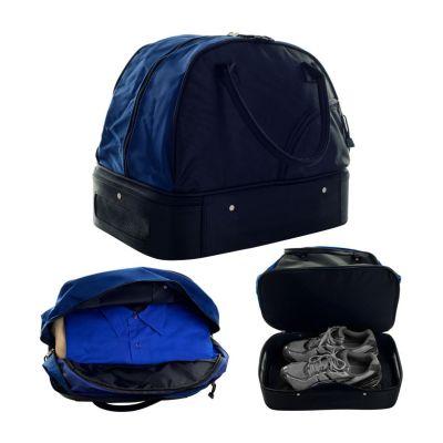 Toppers Club Bag with Shoe Caddie, Navy, Regular