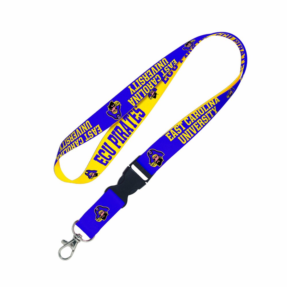 NCAA East Carolina Pirates Lanyard with detachable buckle