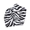 Vesuvio Napoli White Zebra Design Hankerchief Pocket Square Hanky Men's Handkerchiefs view 1