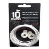 10 Second Men's Elastic Laces White 1 Size view 1