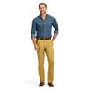 IZOD Men's American Chino Flat-Front Slim-Fit Pants, Khaki, 36W x 32L view 4