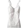 Bali womens Lace 'N Smooth Fajas Cami Df8l12 shapewear tops, White, Medium US view 3