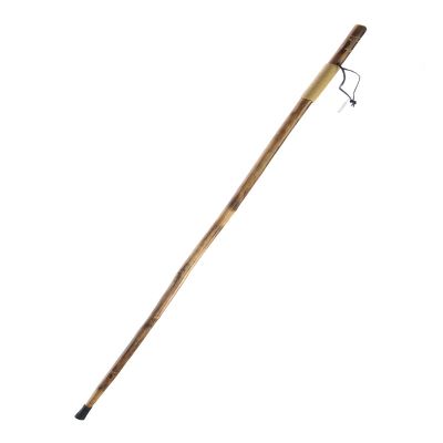 SE Survivor Series Wooden Walking/Hiking Stick, Hand-Carved Eagle Design, Hard Pine Wood, Rope Wrapped for Steady Grip, Wrist Strap, 55" - WS626-55RE