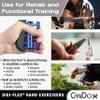 CanDo Digi-Flex Hand and Finger Exerciser Gold XXX-Heavy Resistance - For Dexterity, Strength, and Flexibility for Fingers, Hands, and Forearms. view 2