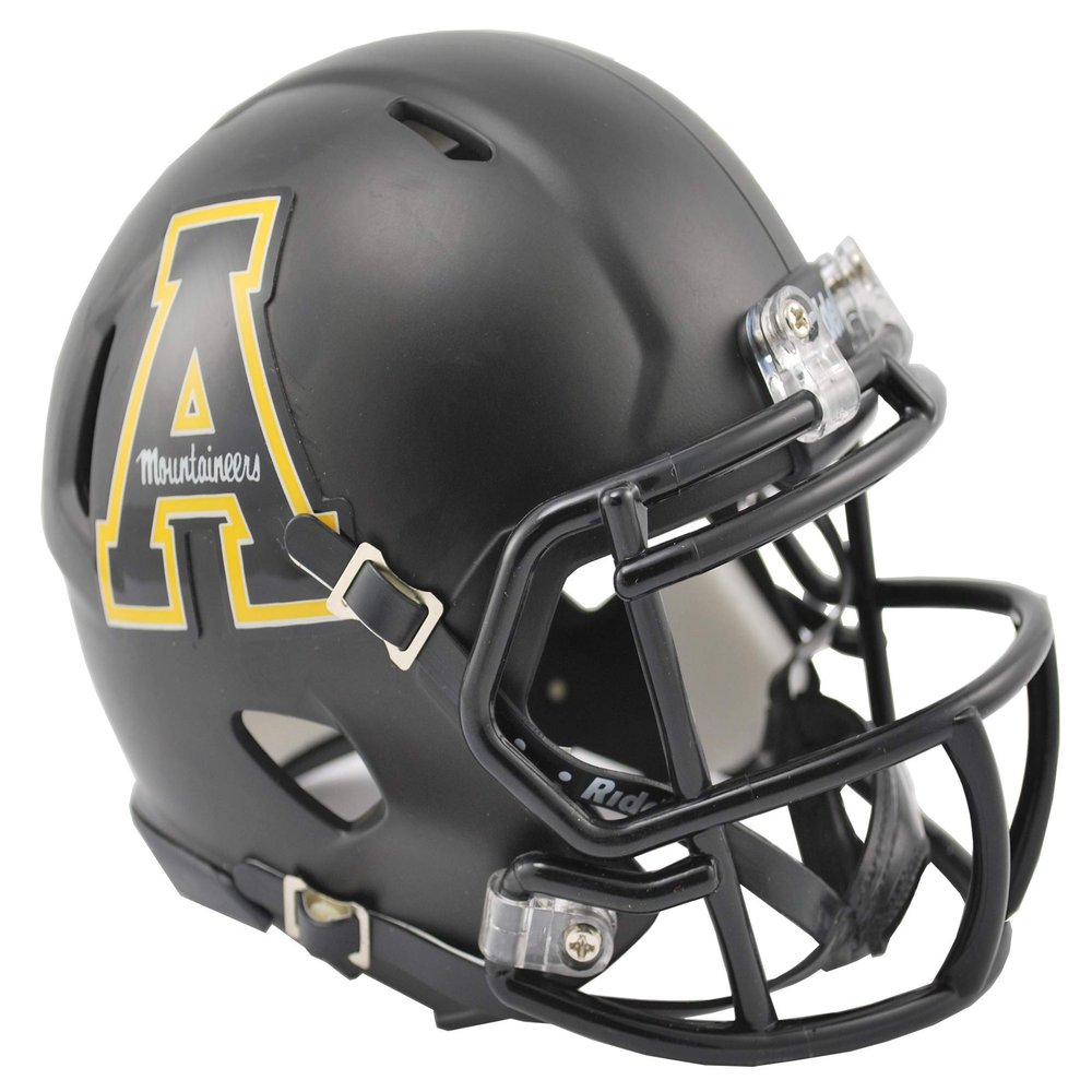 Riddell NCAA Appalachian State Mountaineers Speed Mini Helmet , Black