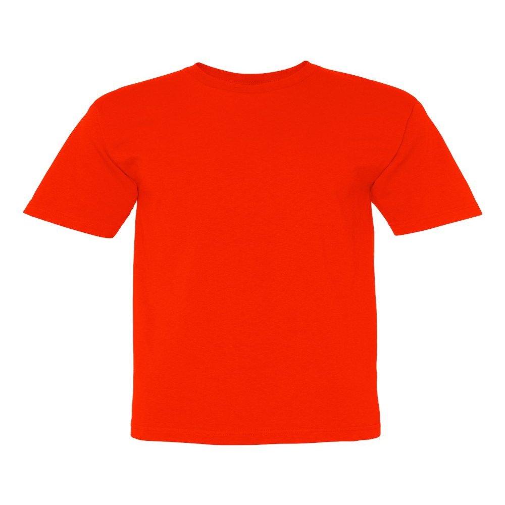 5040 Bayside Adult Short-Sleeve Cotton Tee Orange