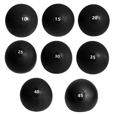 Ader Slam Ball Black Set- 10, 15, 20, 25, 30, 35, 40, 45 Lbs (8 Pcs Total)