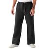 Medline ComfortEase Unisex Reversible Drawstring-Waist Scrub Pants, Black, Size 5XL, Regular Inseam view 1
