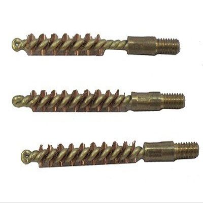 Bore Tech Bronze Pistol Brush (Pack 3), 22 Calorie