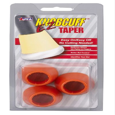 Markwort Knob Cuff Taper Grip-Pack of 3 (Orange)