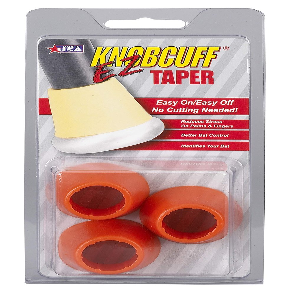 Markwort Knob Cuff Taper Grip-Pack of 3 (Orange)