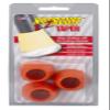 Markwort Knob Cuff Taper Grip-Pack of 3 (Orange) view 1