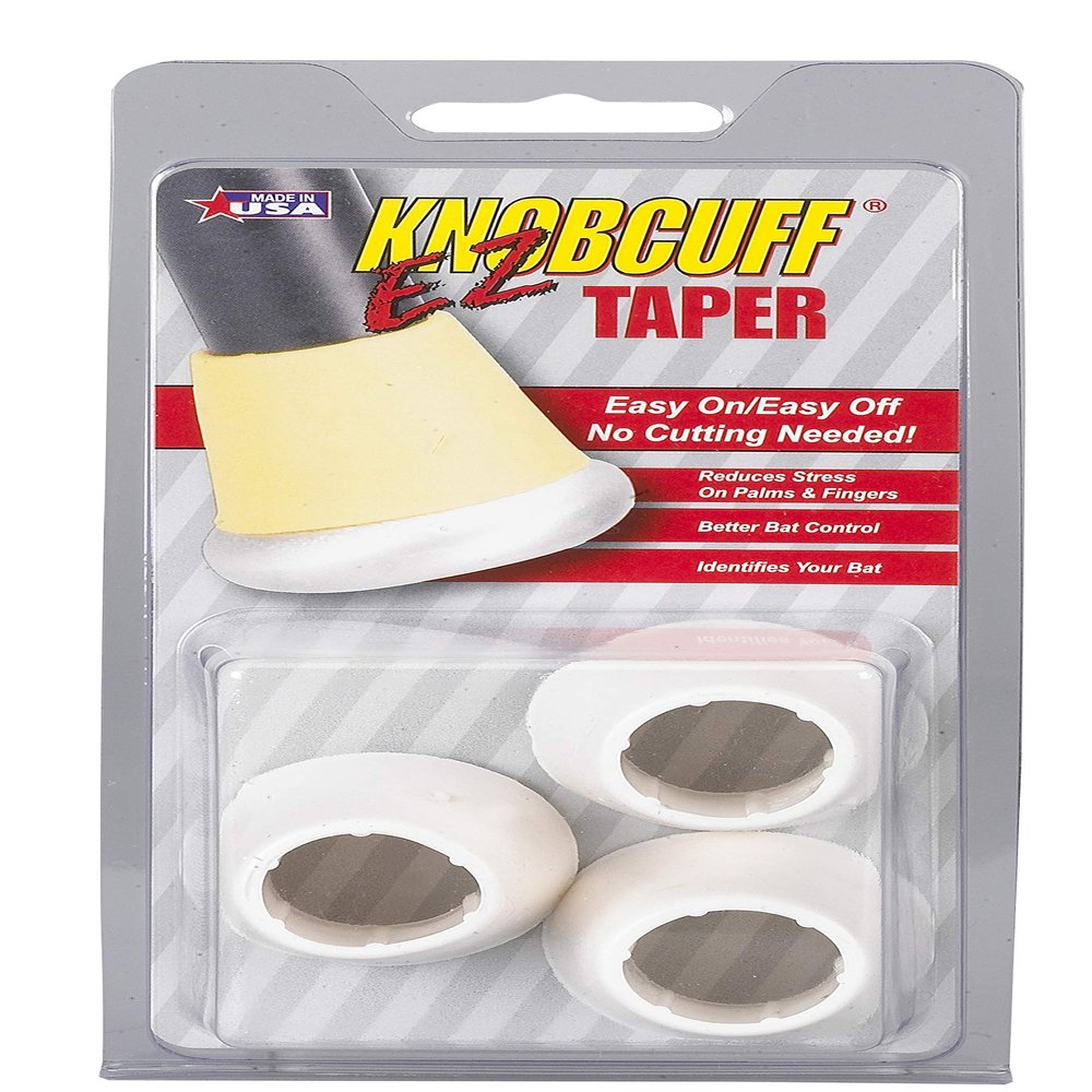 Markwort Knob Cuff Taper Grip-Pack of 3 (White)
