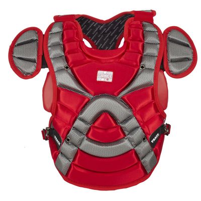 Adams WTCP-112-SC Trace Junior Female Chest Protector (12-Inch, Scarlet)