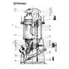 Petromax HK350/HK500 Burner Stainless Steel Lantern Accessory, 1" Diameter Thread view 2