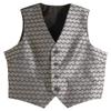 Edwards Garment - Men'S Swirl Brocade Vest - 4391 - SILVER - XL R view 1