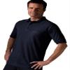 Edwards Garment Big and Tall Short Sleeve Pique Polo Pocket Shirt, Navy, L view 1