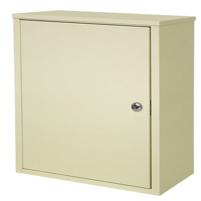 Omnimed 291611-BG Wall Storage Cabinet with 8" Flat Key Lock, Medium/Deep, Beige