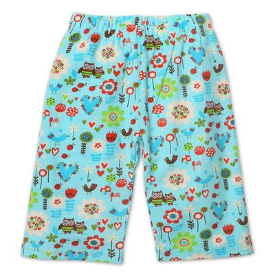 Zutano Baby Girls' Penny Lane Pant, Aqua, 12 Months