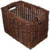 Basil Dorset Medium Luxury Rattan Front Basket - 35 x 24 x 24 cm, Natural Brown, view 1