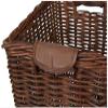 Basil Dorset Medium Luxury Rattan Front Basket - 35 x 24 x 24 cm, Natural Brown, view 3
