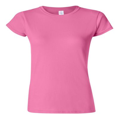 Junior girls softstyle tank top. (Azalea) (Small)