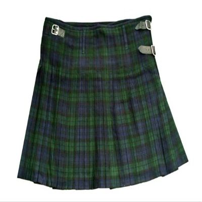 SZCO Supplies Black Watch Plaid Kilt, Size 40