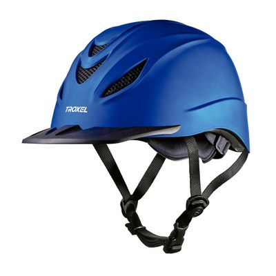 Troxel Intrepid Saddle Horse Riding Helmet, Low-Profile Adjustable Design, Safety Horseback Riding Gear, Large (7-1/4 - 7-3/8), Indigo