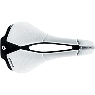 Prologo Scratch M5 Pas-Nack Unisex Adult Bike Saddle, White Black, 140