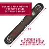 Weaver Equine Straight Smart Horse Cinch, Anti-Slip Felt Lined Saddle Cinch Girth with Smart Cinch Buckle, Western Horse Riding Supplies, Black view 3
