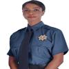 Ed Garments Big and Tall Durable Short Sleeve Security Shirt, Midnight, Small view 1