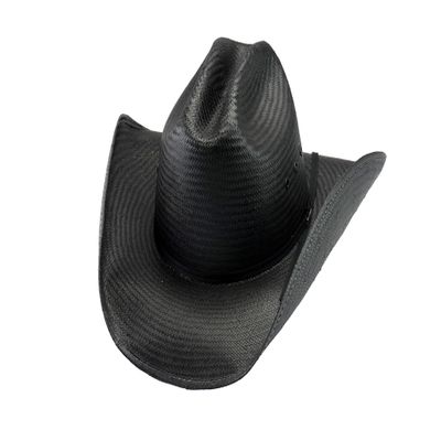 Bullhide Mc Graw - Shapeable Panama Straw Cowboy Hat (Medium) Black
