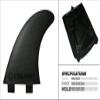 Culprit Surf Honeycomb RTM FCS M3 Style Thruster Surfboard Fins - Black -C3 view 1