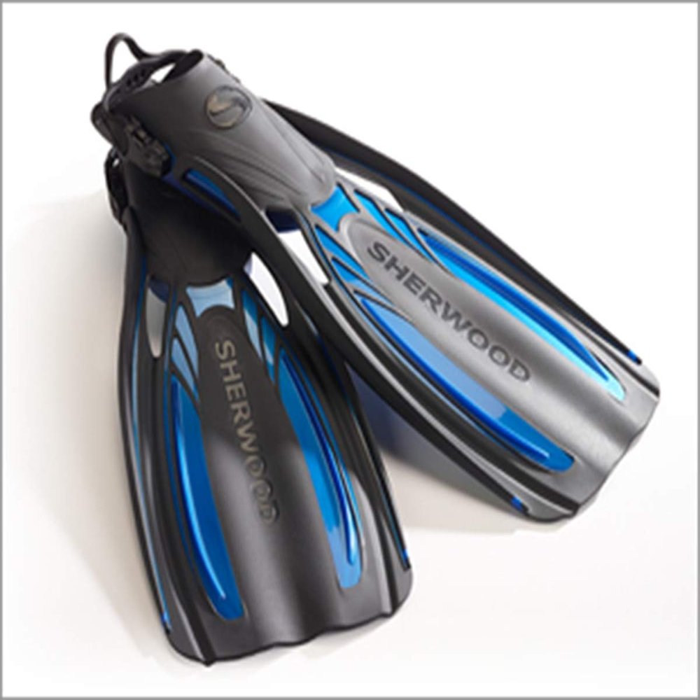 SHERWOOD ELITE Size LG LEMON FINS