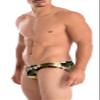 Gary Majdell Sport Mens Green Camouflage Contour Pouch Bikini Swimsuit Size Small view 3