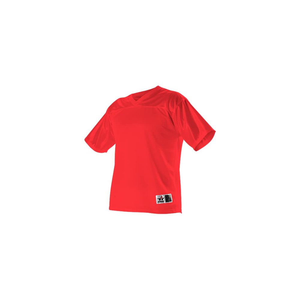 Alleson Athletic Mens Fanwear Football Jersey  Premium Football Jerseys for The Ultimate Sports Fan FQ Red