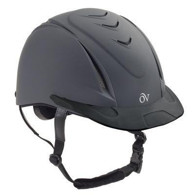 Ovation OV Deluxe Schooler Helmet, Color: Dark Grey, Size: XS/S (467566DKGRYXS/S)